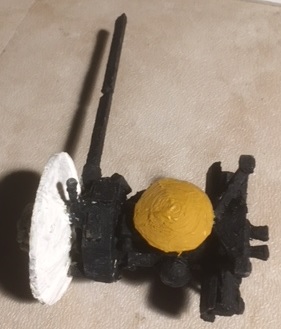 The cassini Satellite printed using Printerina 3d Printer