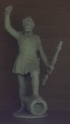 A victorious spanish soldier printed using Printerina 3d Printer