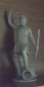 A victorious spanish soldier printed using Printerina 3d Printer