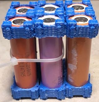 A small battery pack assembled