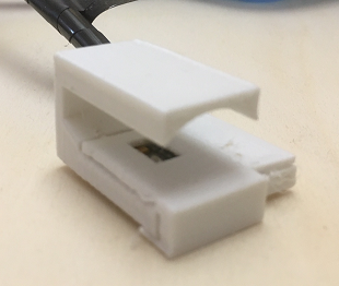 finger clip built for the heart rate monitor