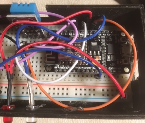 IoT Temperature sensor connection picture