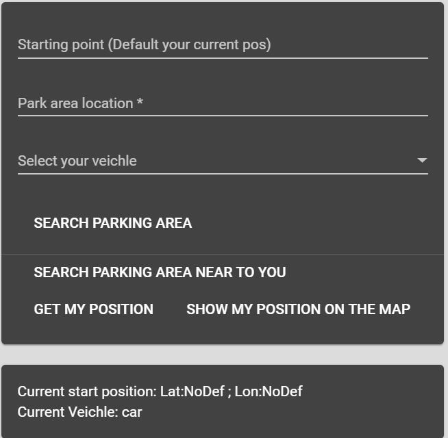 RoutePlanner Control Panel