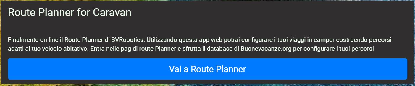 button to switch to the Route Planner