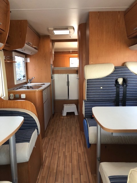the internal View from the driving cabin