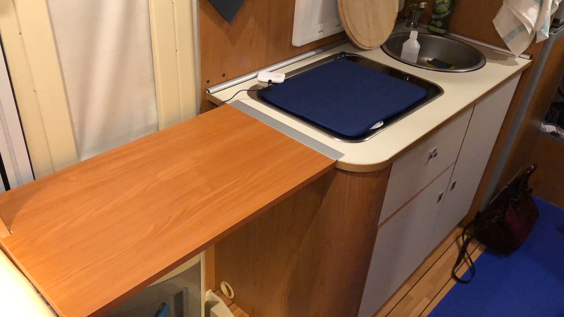 An extension for the kitchen table of my RV