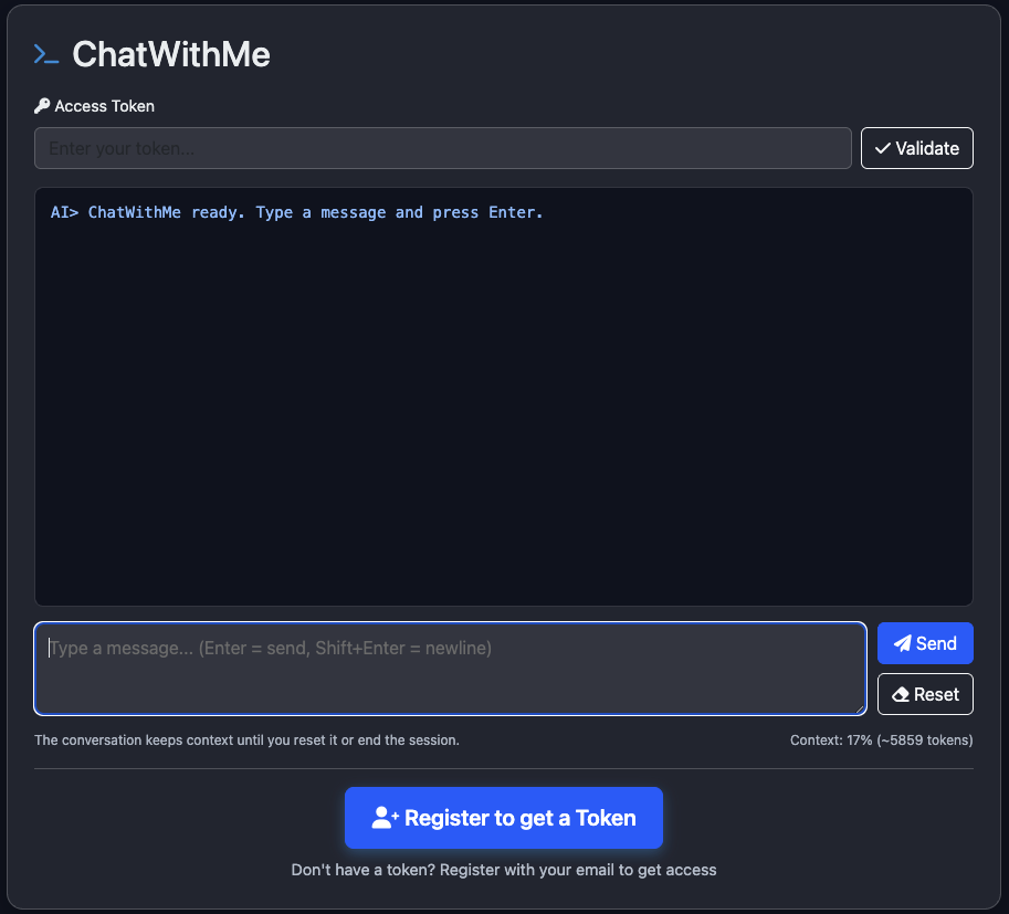 ChatWithMe - Enterprise AI Chat Service