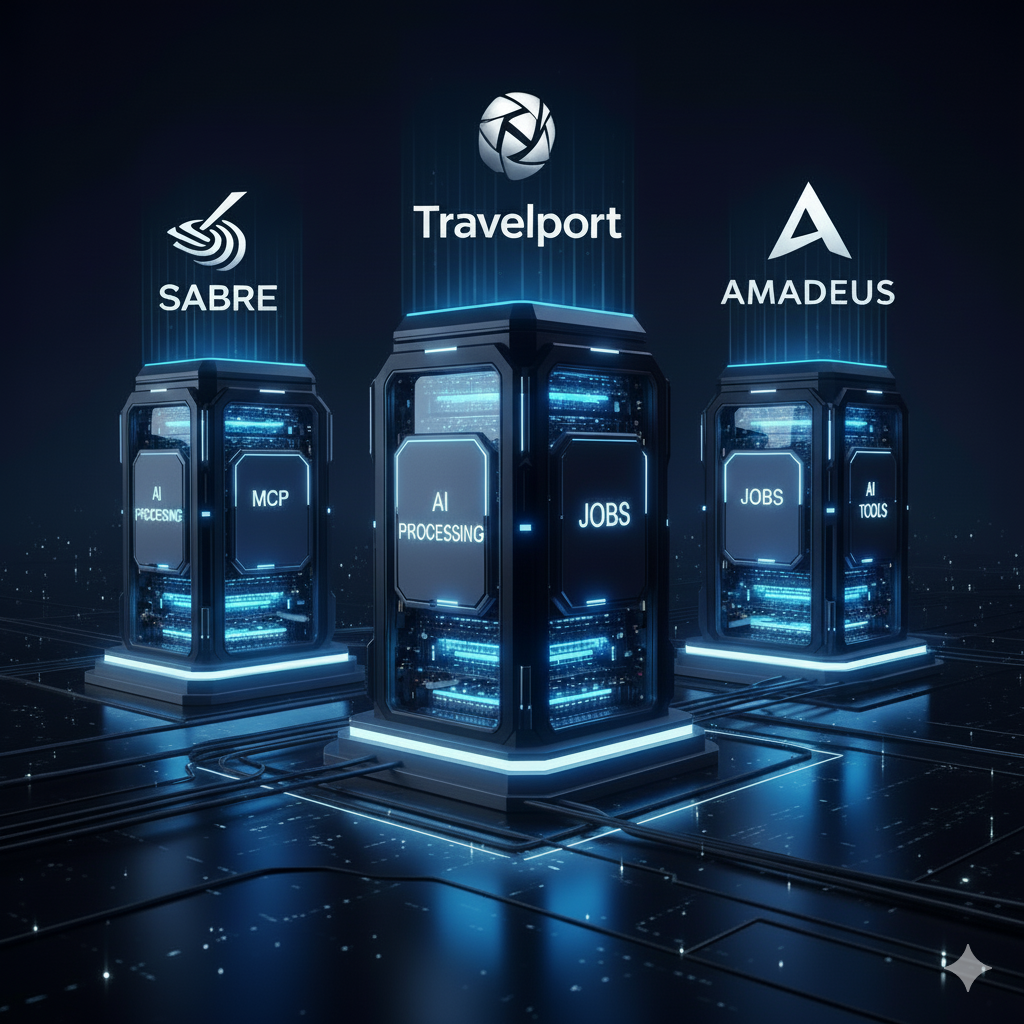 Global Distribution Systems - Sabre, Travelport, and Amadeus with AI Processing