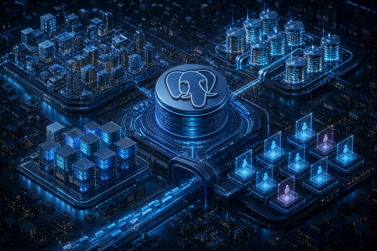 PGSimCity: interactive 3D model of PostgreSQL internals