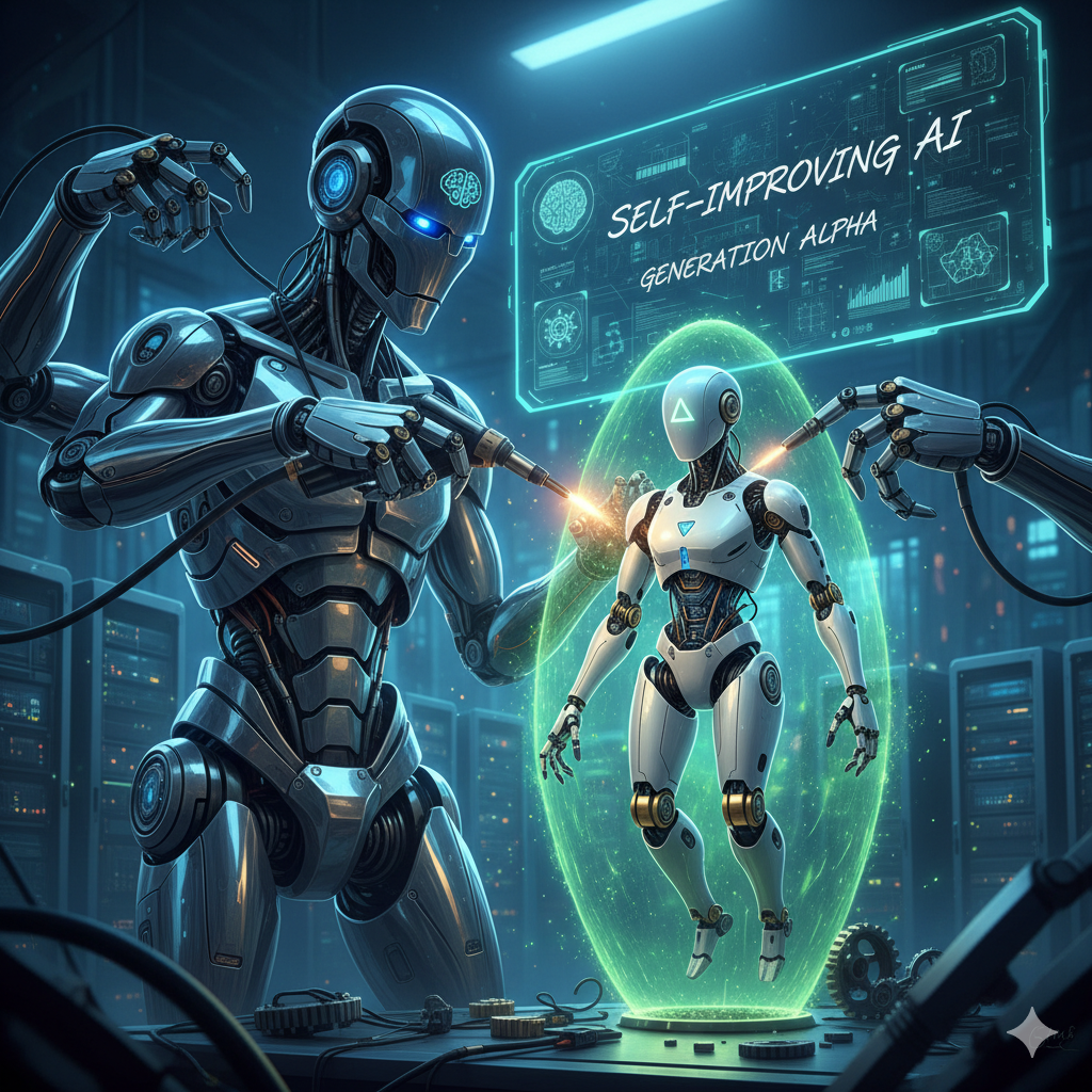 The Self-Propelling Evolution of AI Models