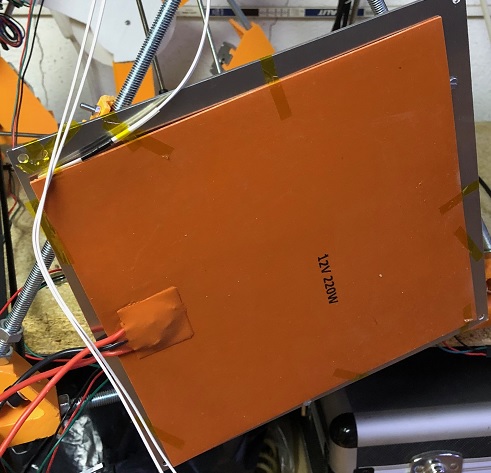 The silicon plate used in the new printerina 3d printer